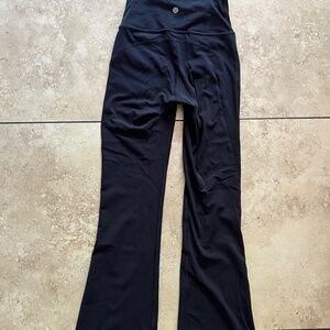 Black Lululemon flared leggings